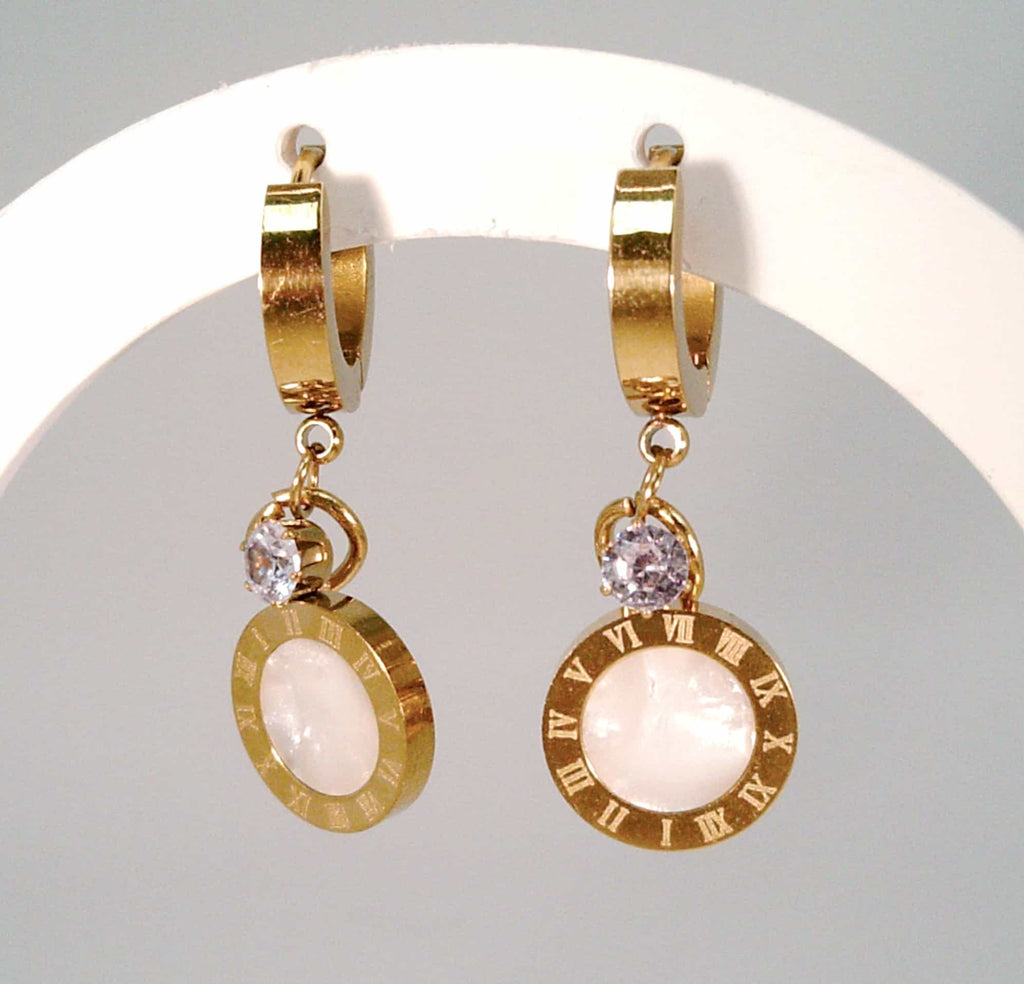 Boucles d'oreilles Violette