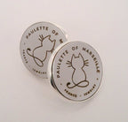 Boucles d'oreilles Rosalie -Ronds minimalistes icone argent