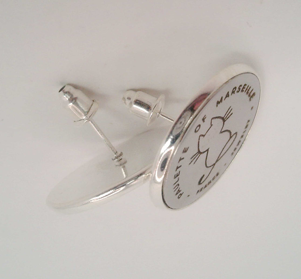 Boucles d'oreilles Rosalie -Ronds minimalistes icone argent