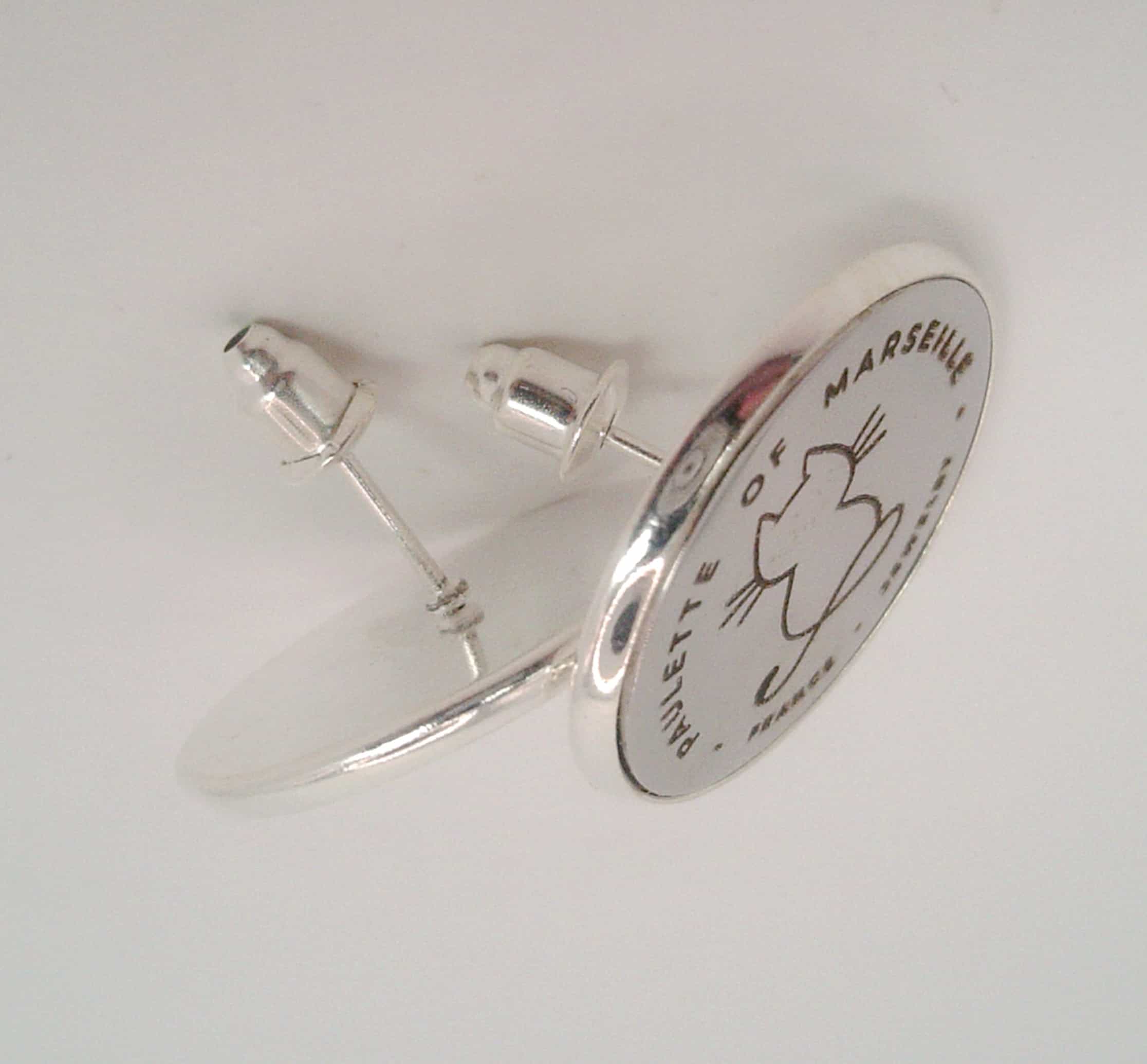 Boucles d'oreilles Rosalie -Ronds minimalistes icone argent